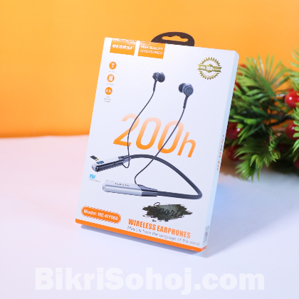 অরিজিনাল Recrsi RE-NY060 Neckband, ২০০ ঘন্টা ব্যাকআপ